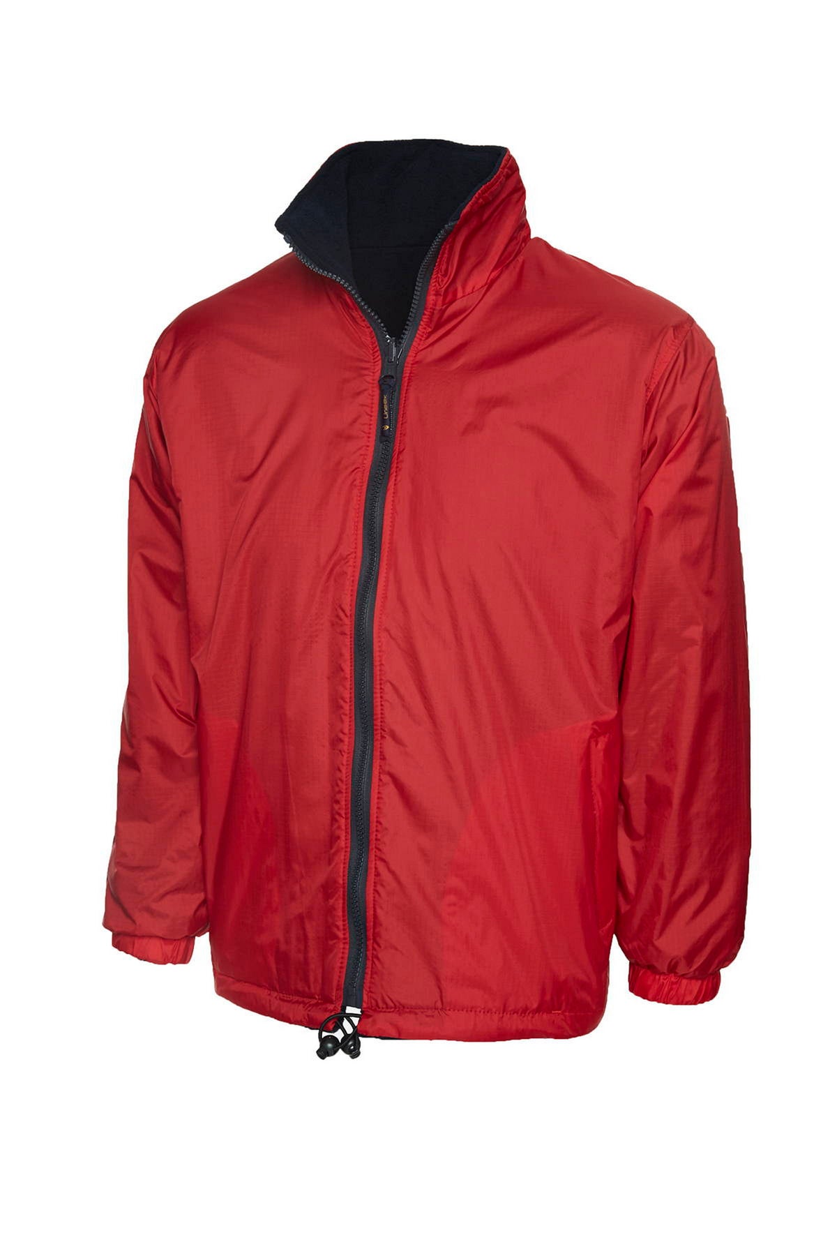 Premium Reversible Fleece Jacket - Red