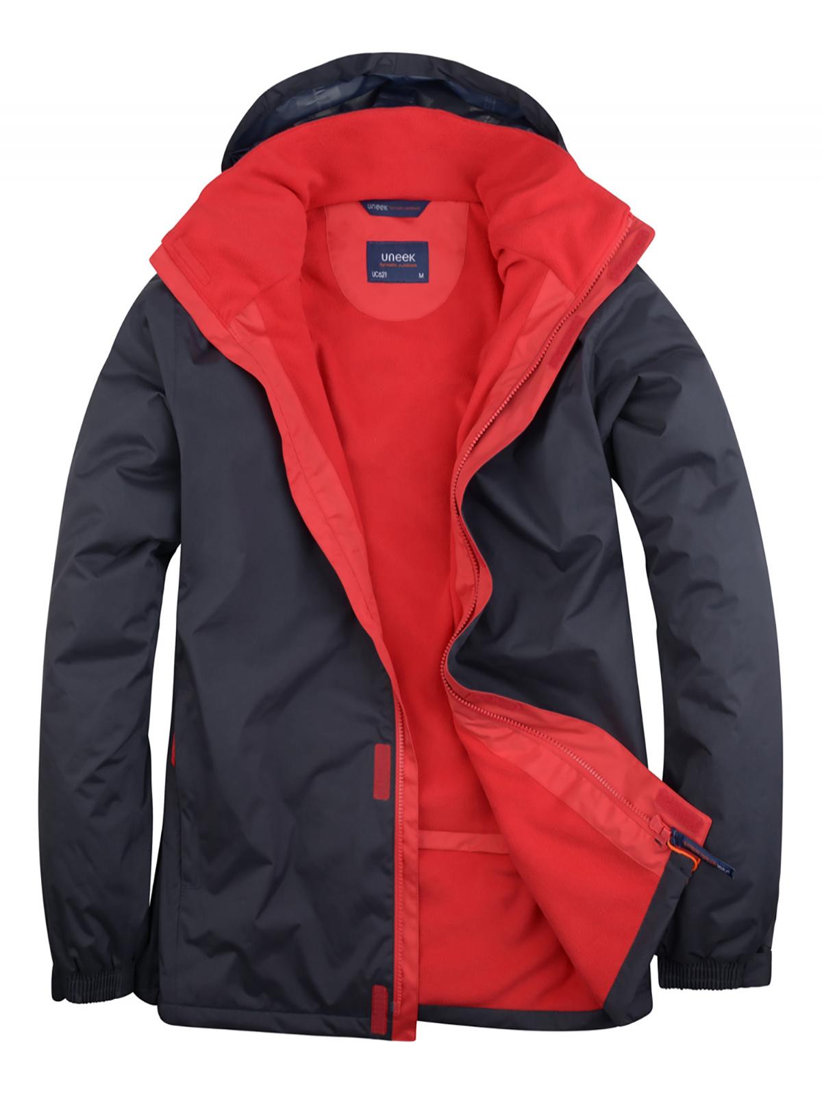 Deluxe Outdoor Jacket - Navy/Red