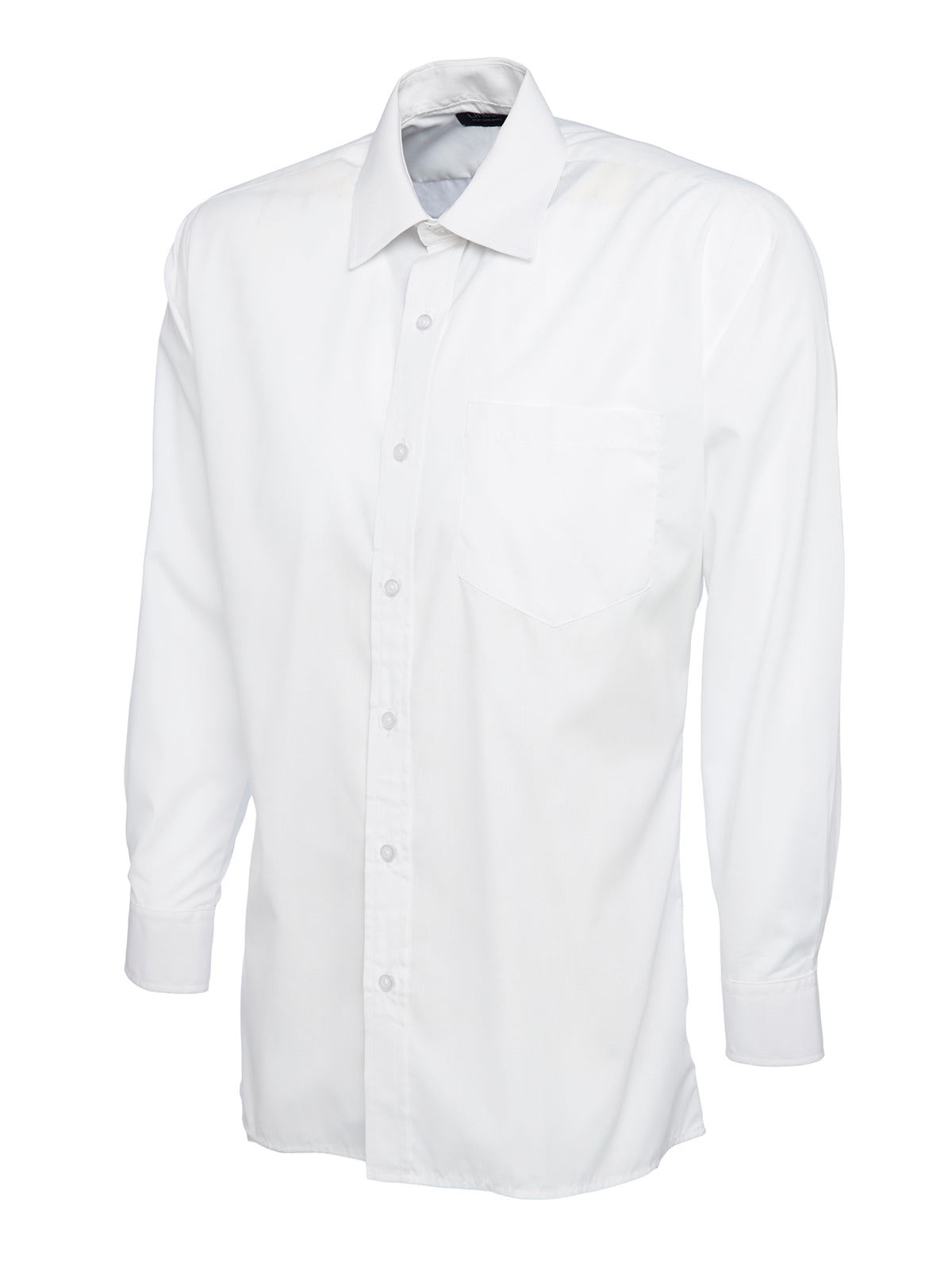 Mens Poplin Full Sleeve Shirt - White