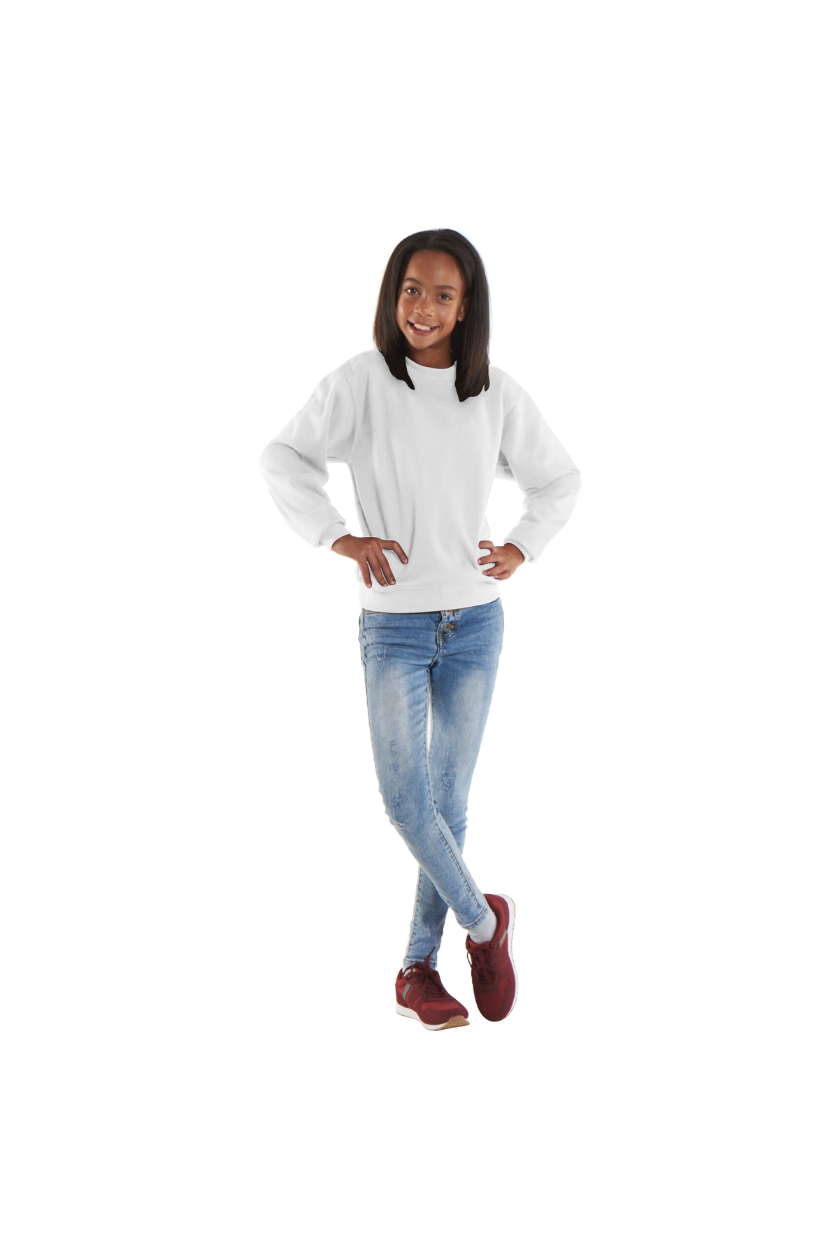 The UX Children's Sweatshirt - White