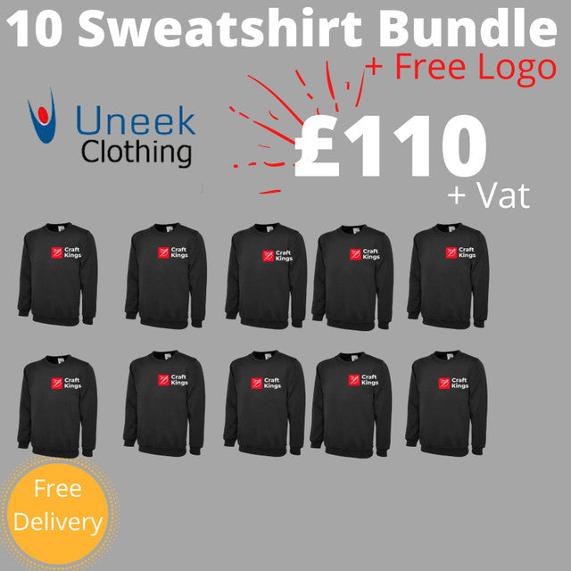 10 Sweatshirts Bundle