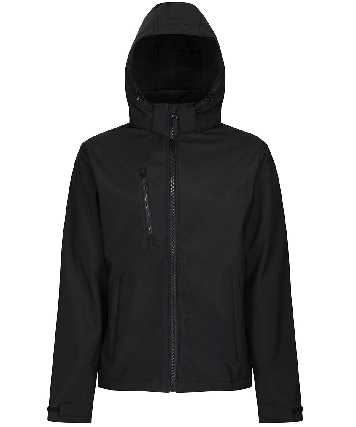 3-layer hooded softshell jacket