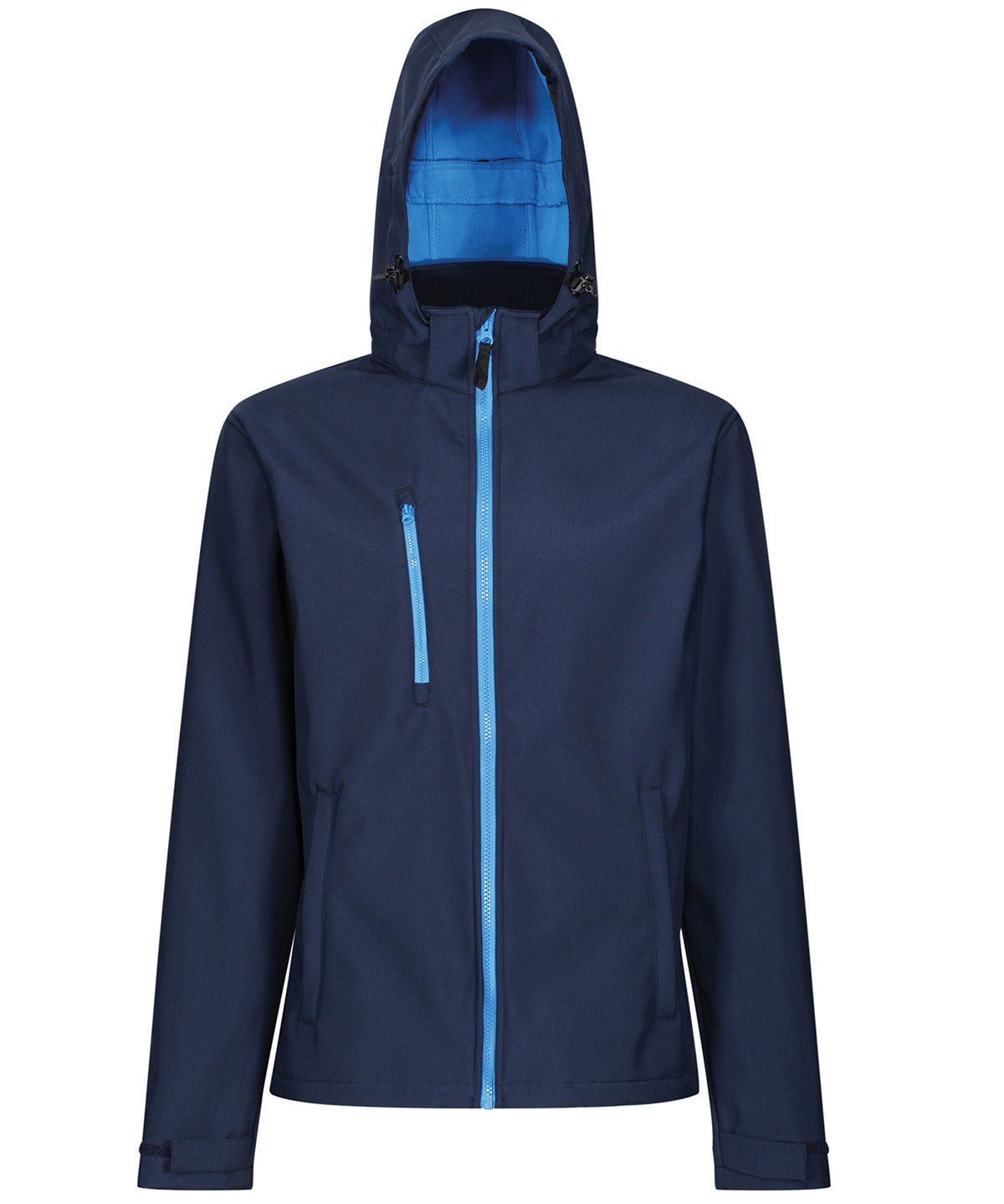 3-layer hooded softshell jacket