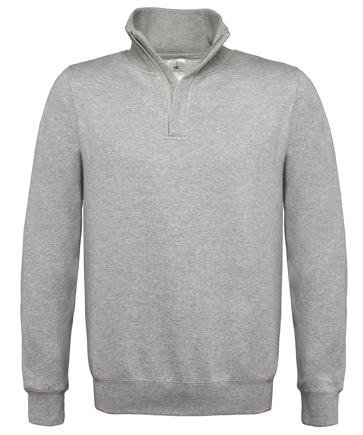 B&C ID.004 ¼ zip sweatshirt