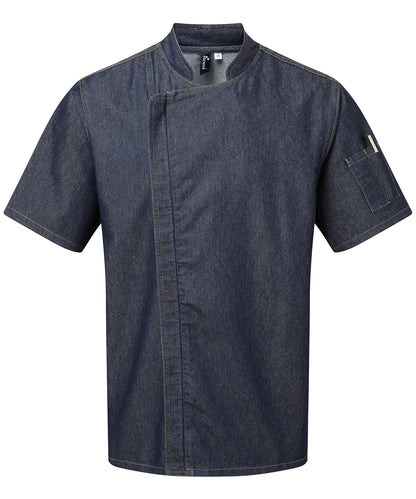 Chef's zip-close short sleeve jacket PR906