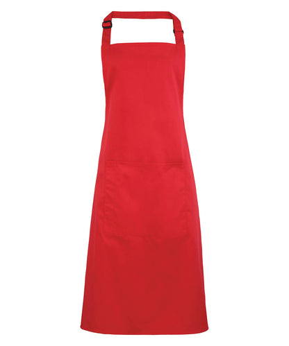 Colours bib apron with pocket PR154