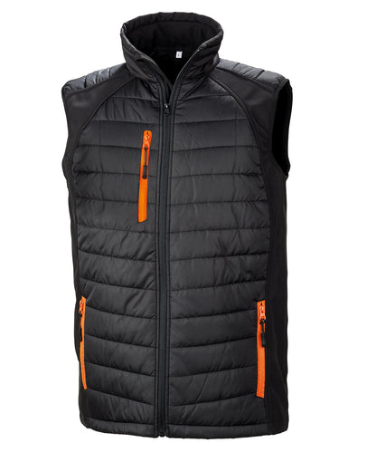 Compass padded softshell gilet