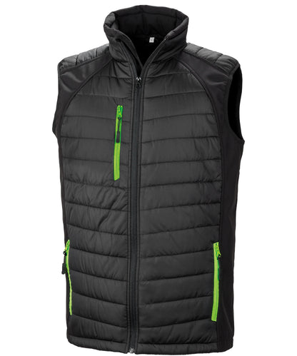 Compass padded softshell gilet