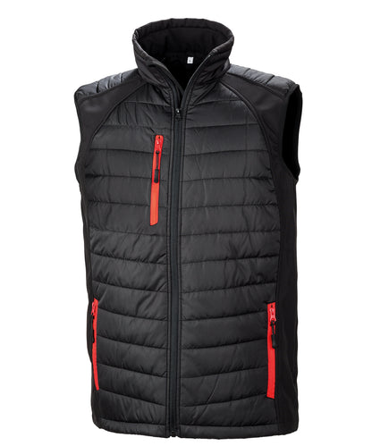 Compass padded softshell gilet