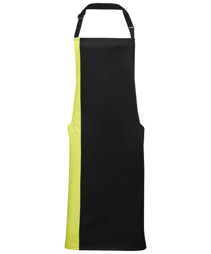 Contrast bib apron PR162