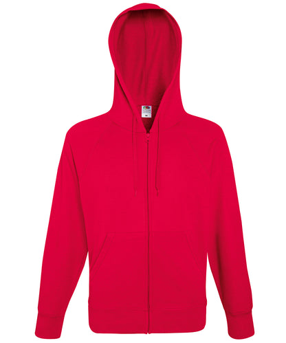 Lightweight hooded sweatshirt jacket