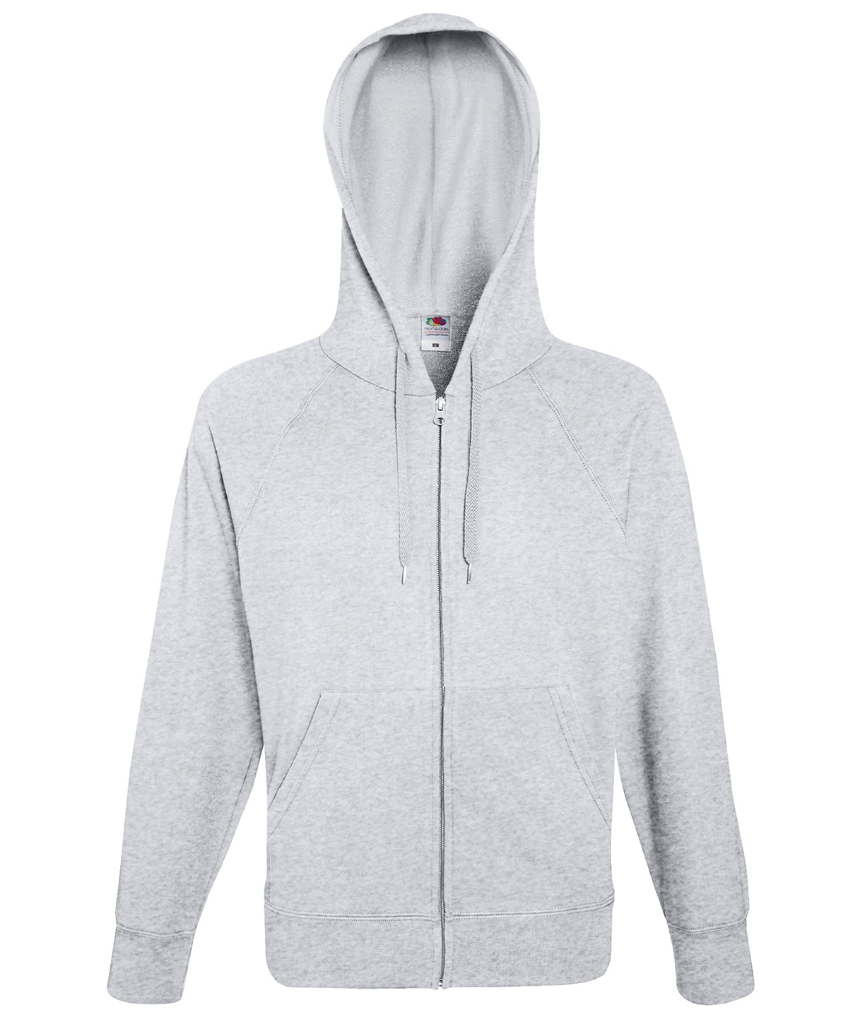 Lightweight hooded sweatshirt jacket