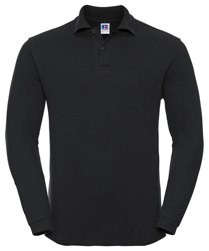 Long sleeve classic cotton polo