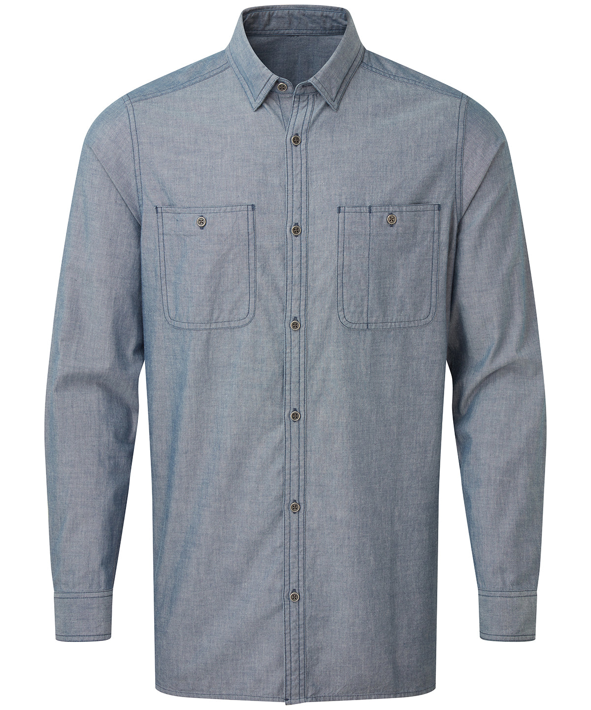 Men's Chambray shirt, organic and Fairtrade certified