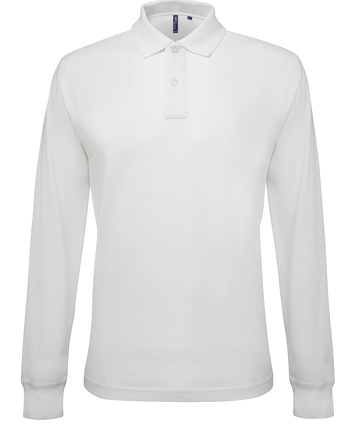 Men's classic fit long sleeved polo