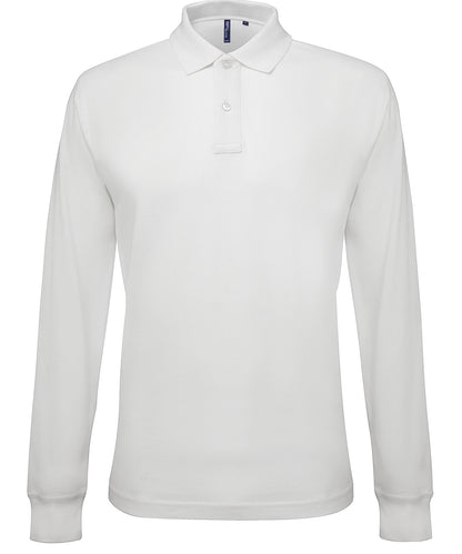 Men's classic fit long sleeved polo