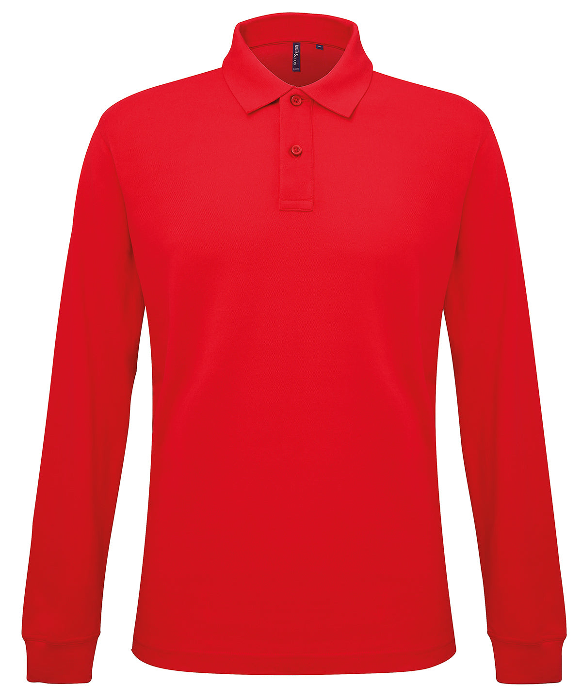 Men's classic fit long sleeved polo