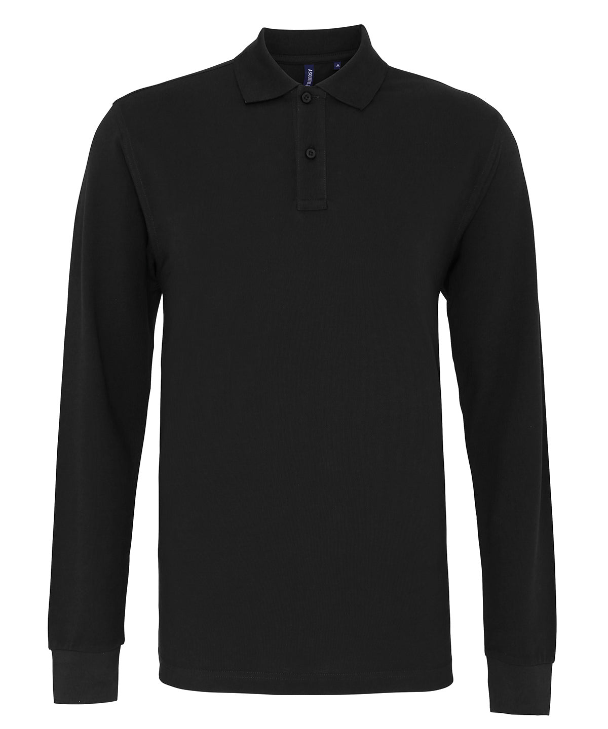 Men's classic fit long sleeved polo