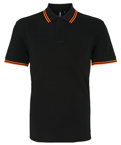 Men's classic fit tipped polo