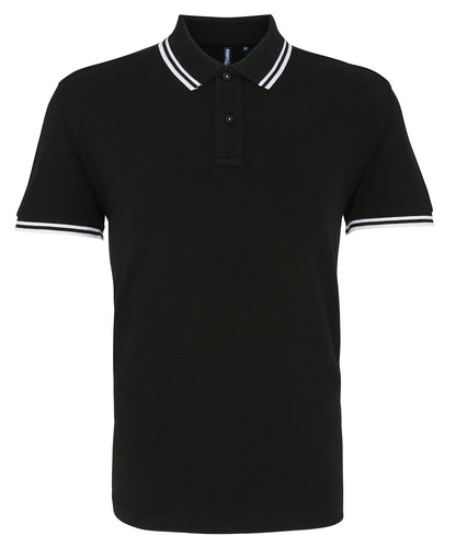 Men's classic fit tipped polo