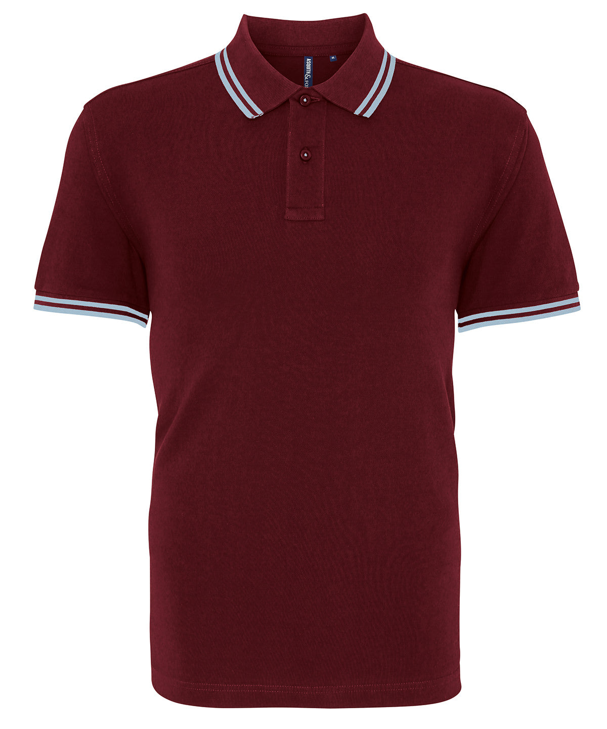 Men's classic fit tipped polo