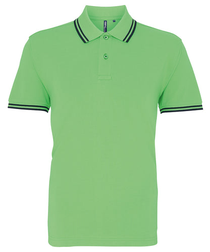 Men's classic fit tipped polo