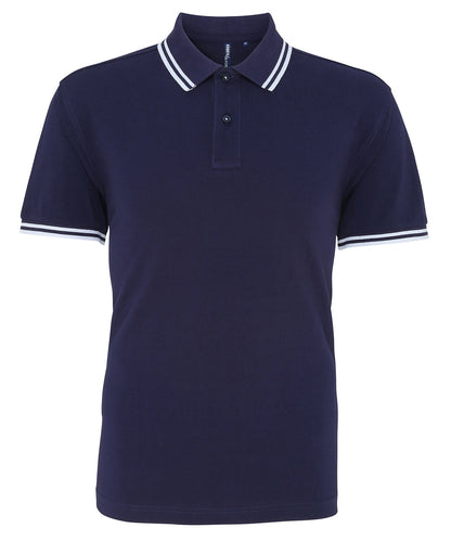 Men's classic fit tipped polo