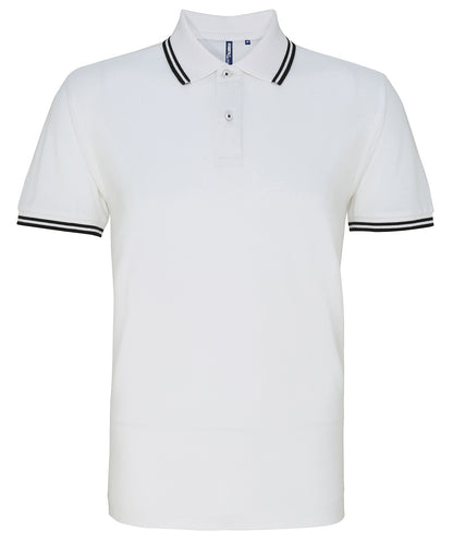 Men's classic fit tipped polo