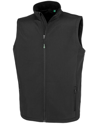 Men's recycled 2-layer printable softshell bodywarmer