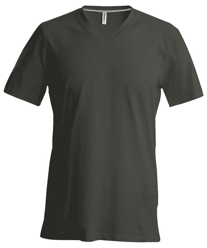 Men's short-sleeved V-neck T-shirt