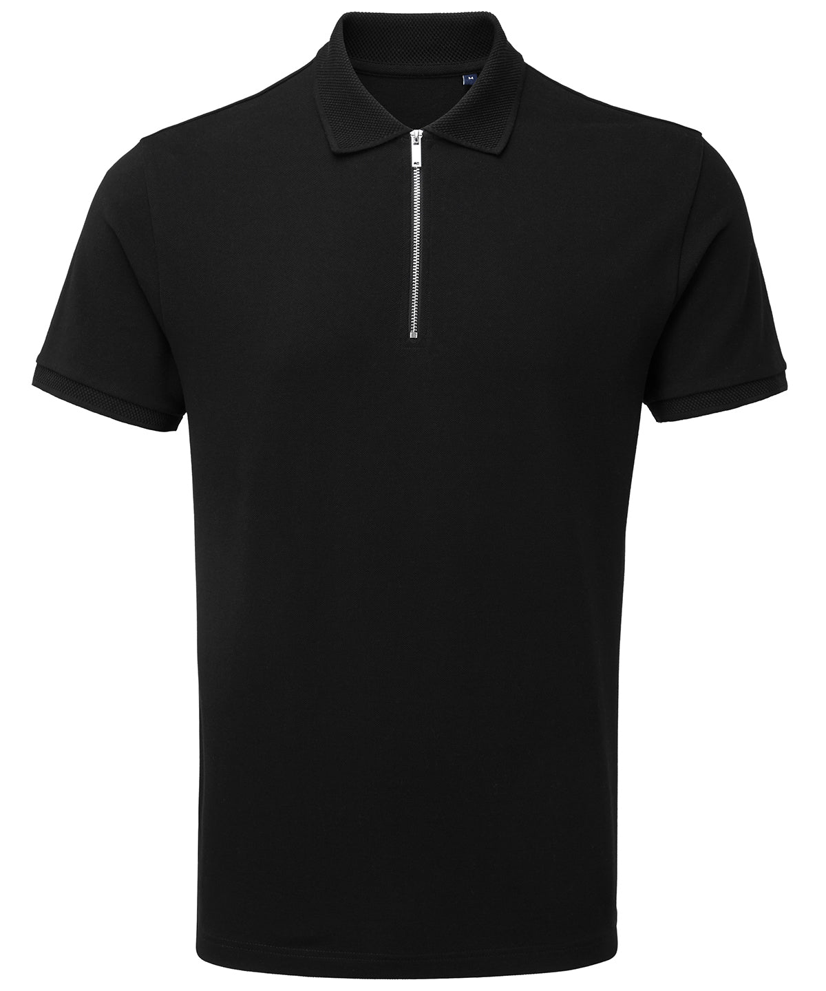 Men's zip polo