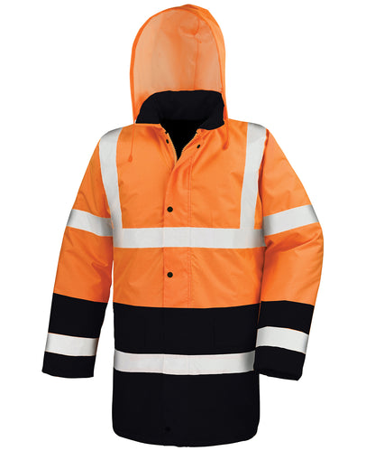 Motorway two-tone safety coat