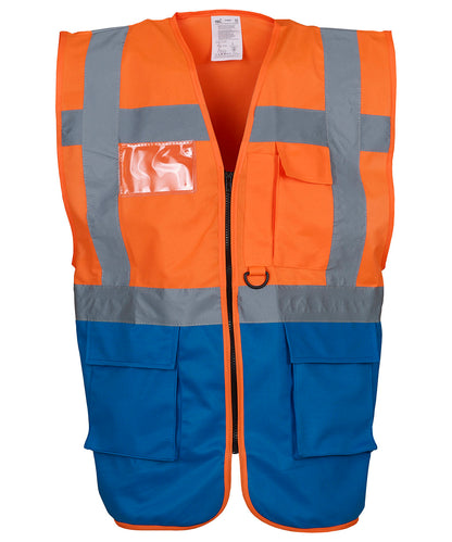 Multifunctional executive hi-vis waistcoat