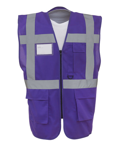 Multifunctional executive hi-vis waistcoat