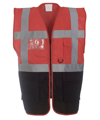 Multifunctional executive hi-vis waistcoat