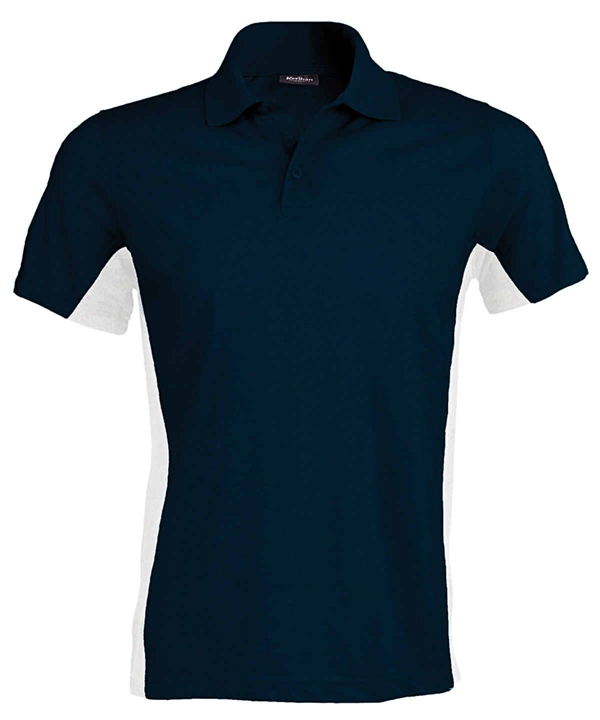 Flags short sleeve bi-colour polo shirt