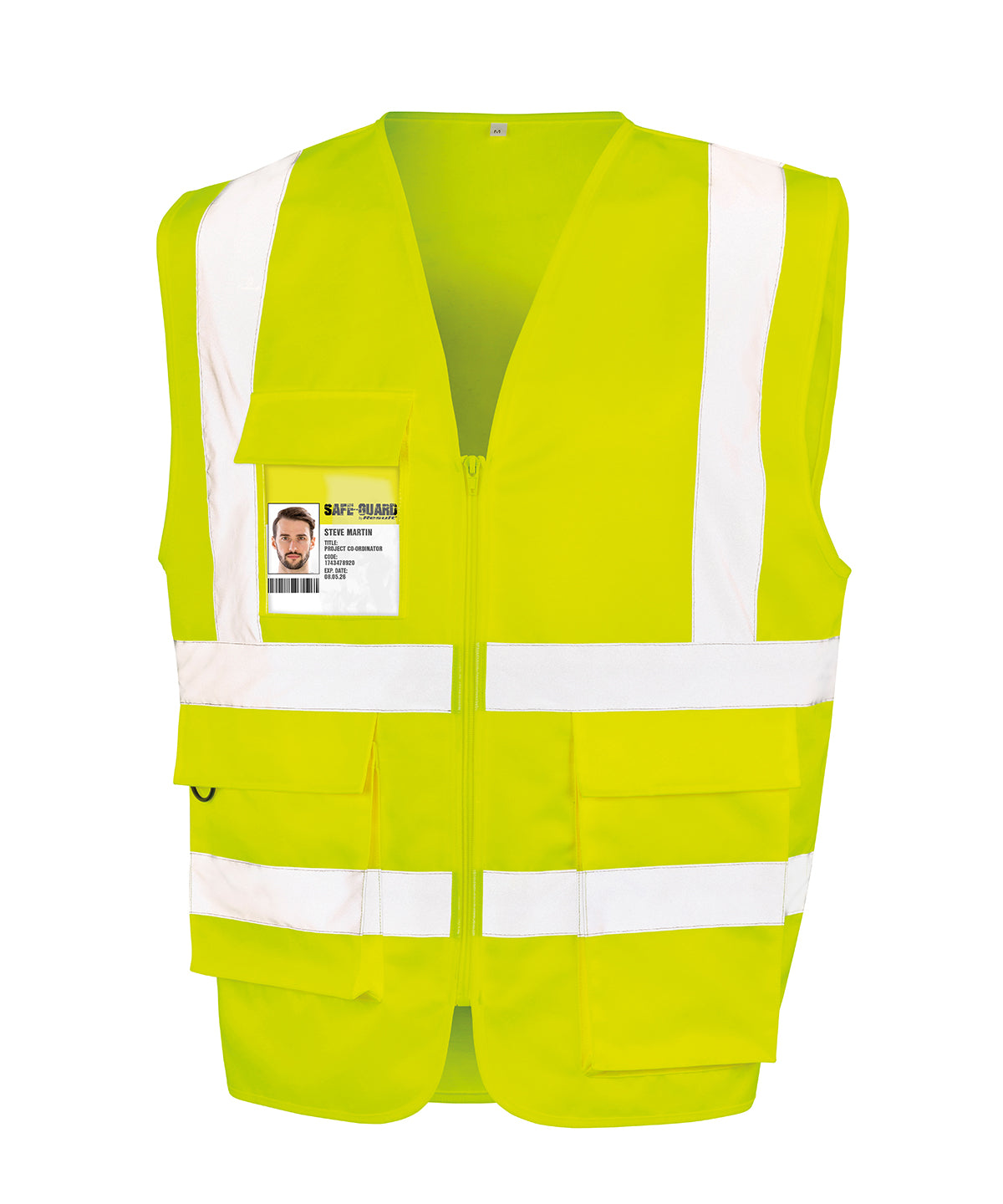 Heavy duty polycotton security vest R477X