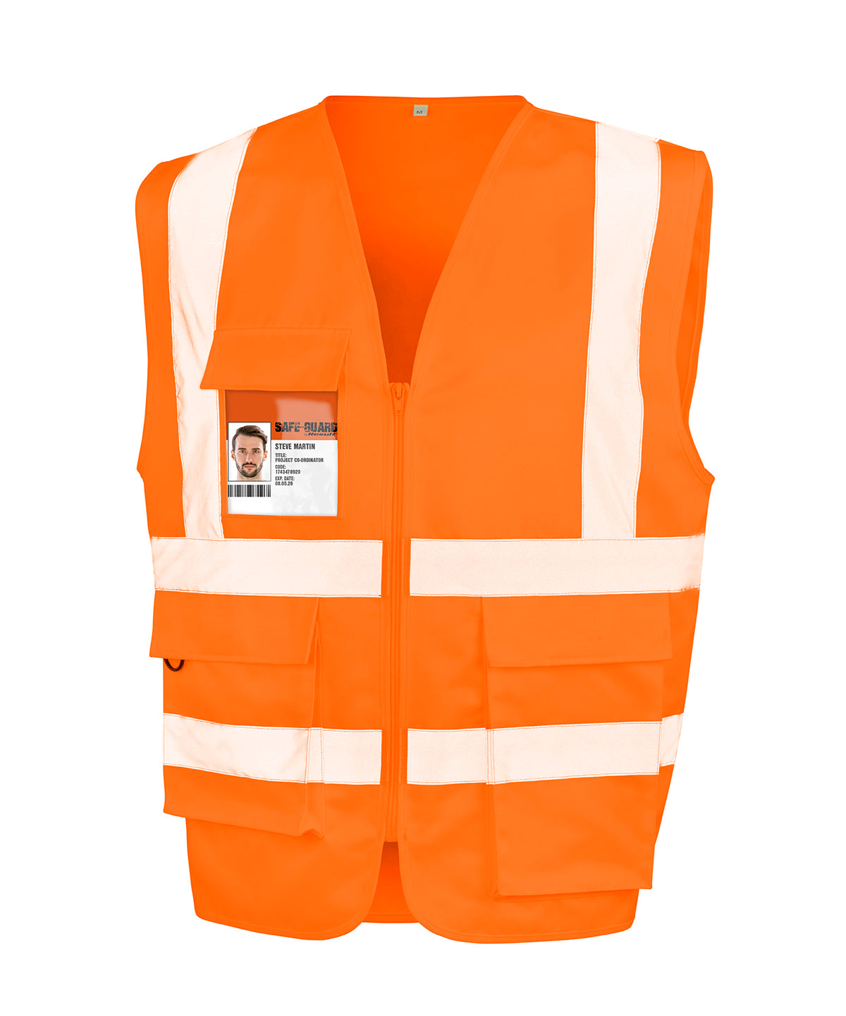 Heavy duty polycotton security vest R477X