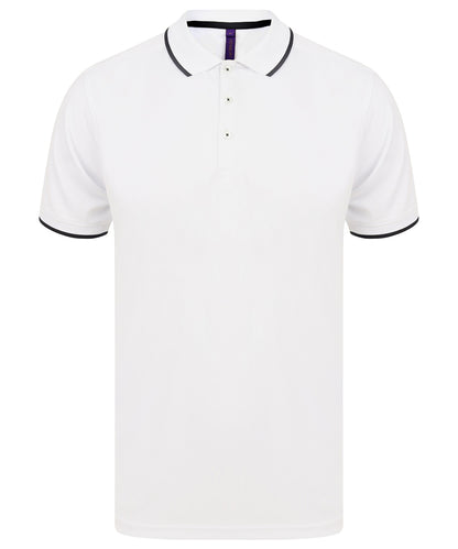 HiCool® tipped polo shirt