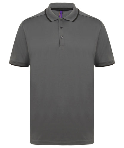 HiCool® tipped polo shirt