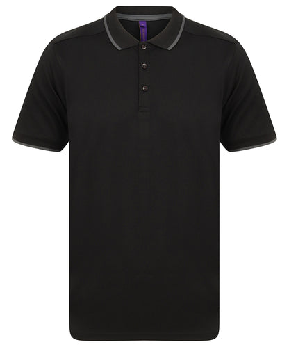 HiCool® tipped polo shirt