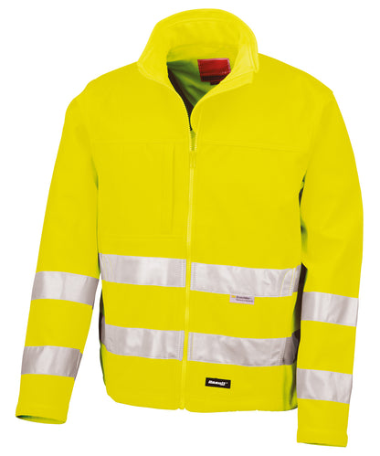 High-viz softshell jacket