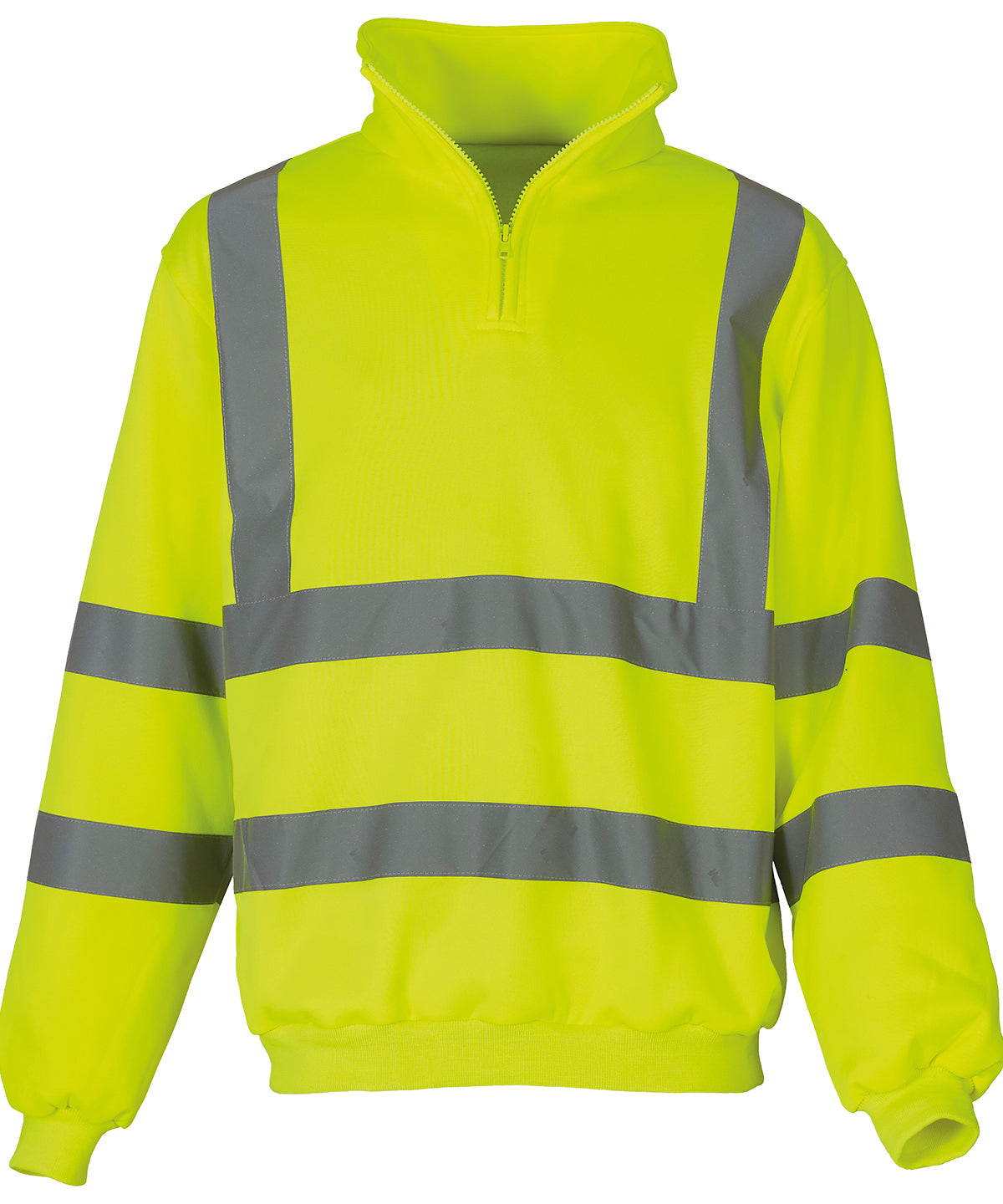 Hi-vis ¼ zip sweatshirt