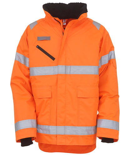 Hi-vis Fontaine storm jacket