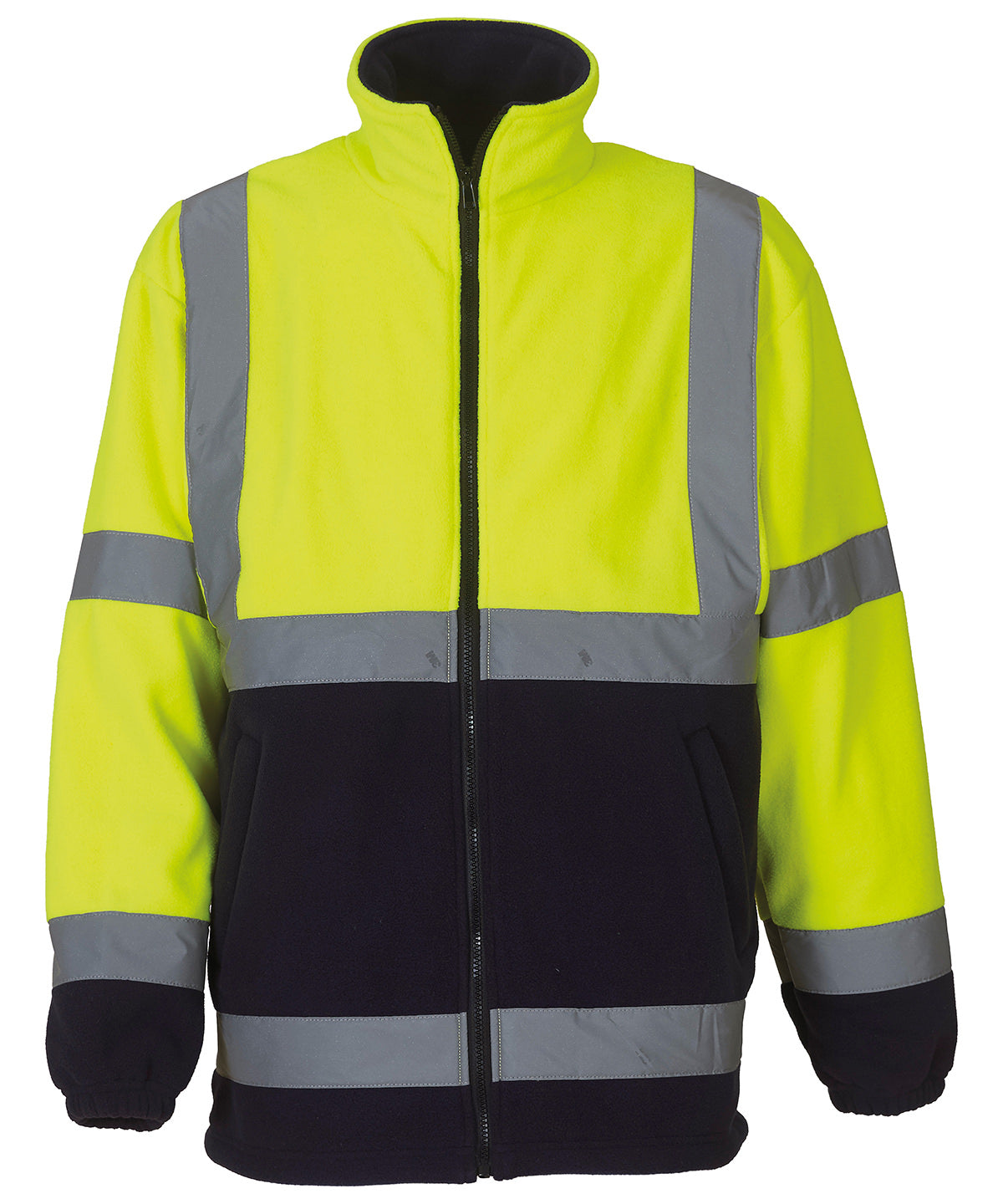 Hi-vis heavyweight fleece jacket