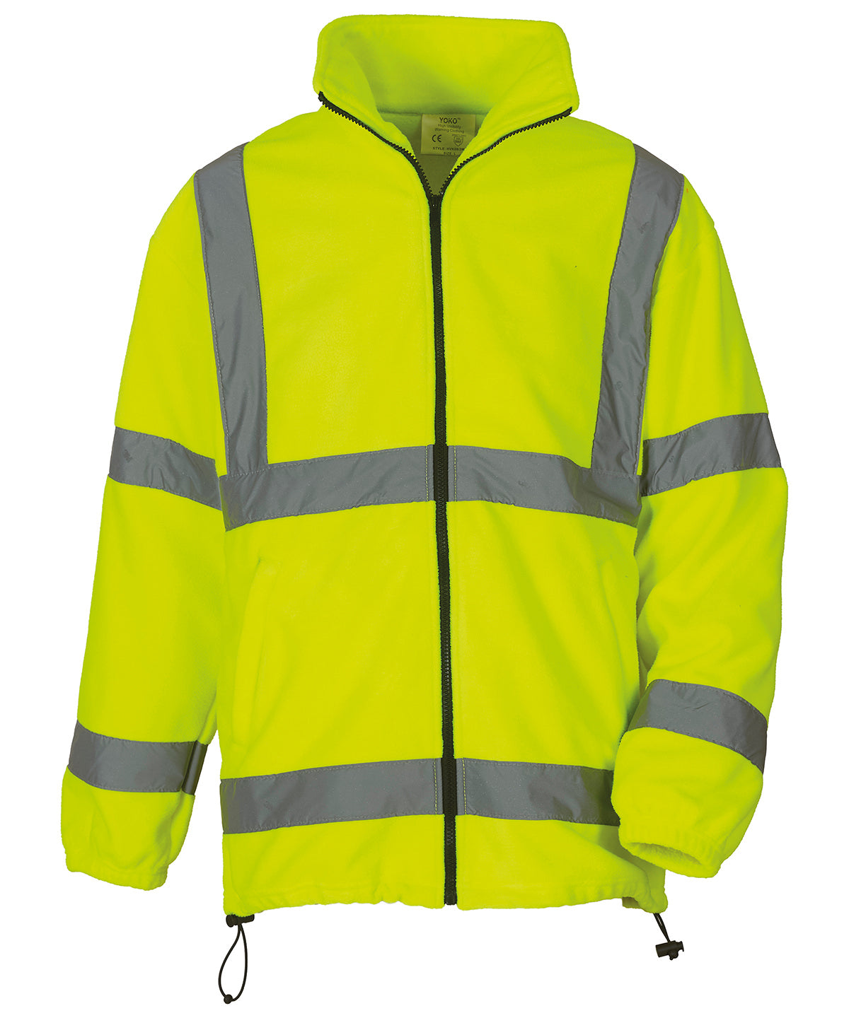 Hi-vis heavyweight fleece jacket