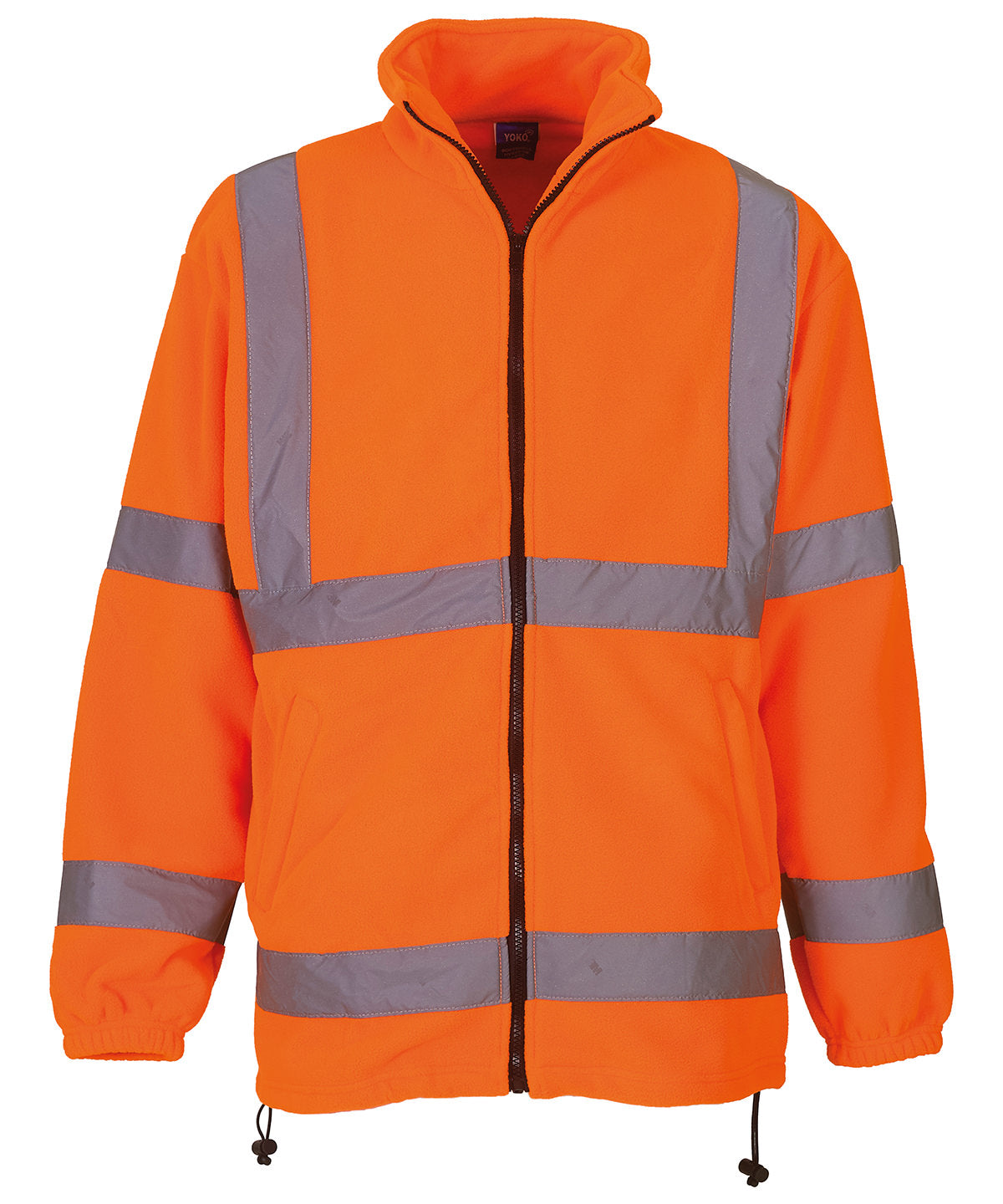 Hi-vis heavyweight fleece jacket