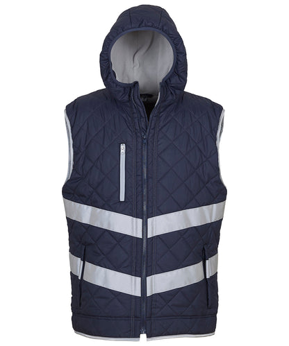 Hi-vis Kensington hooded gilet