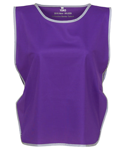 Hi-vis reflective border tabard (HVJ259) YK009