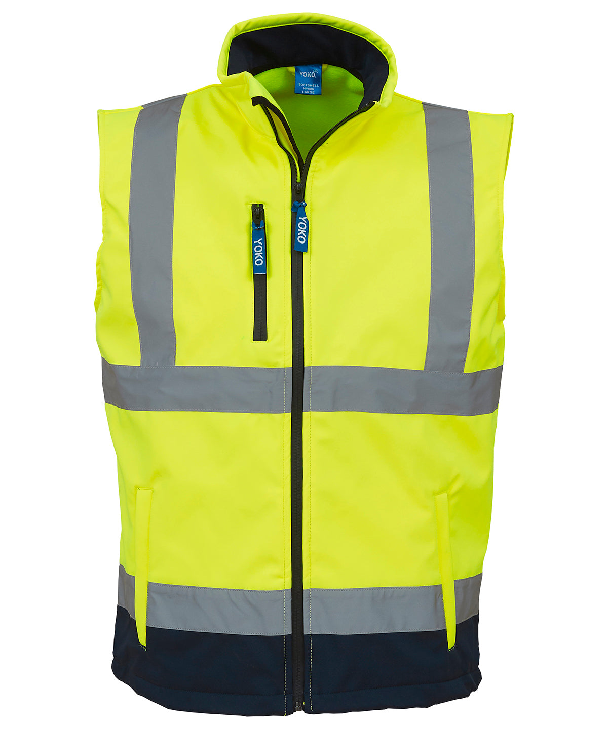 Hi-vis softshell gilet